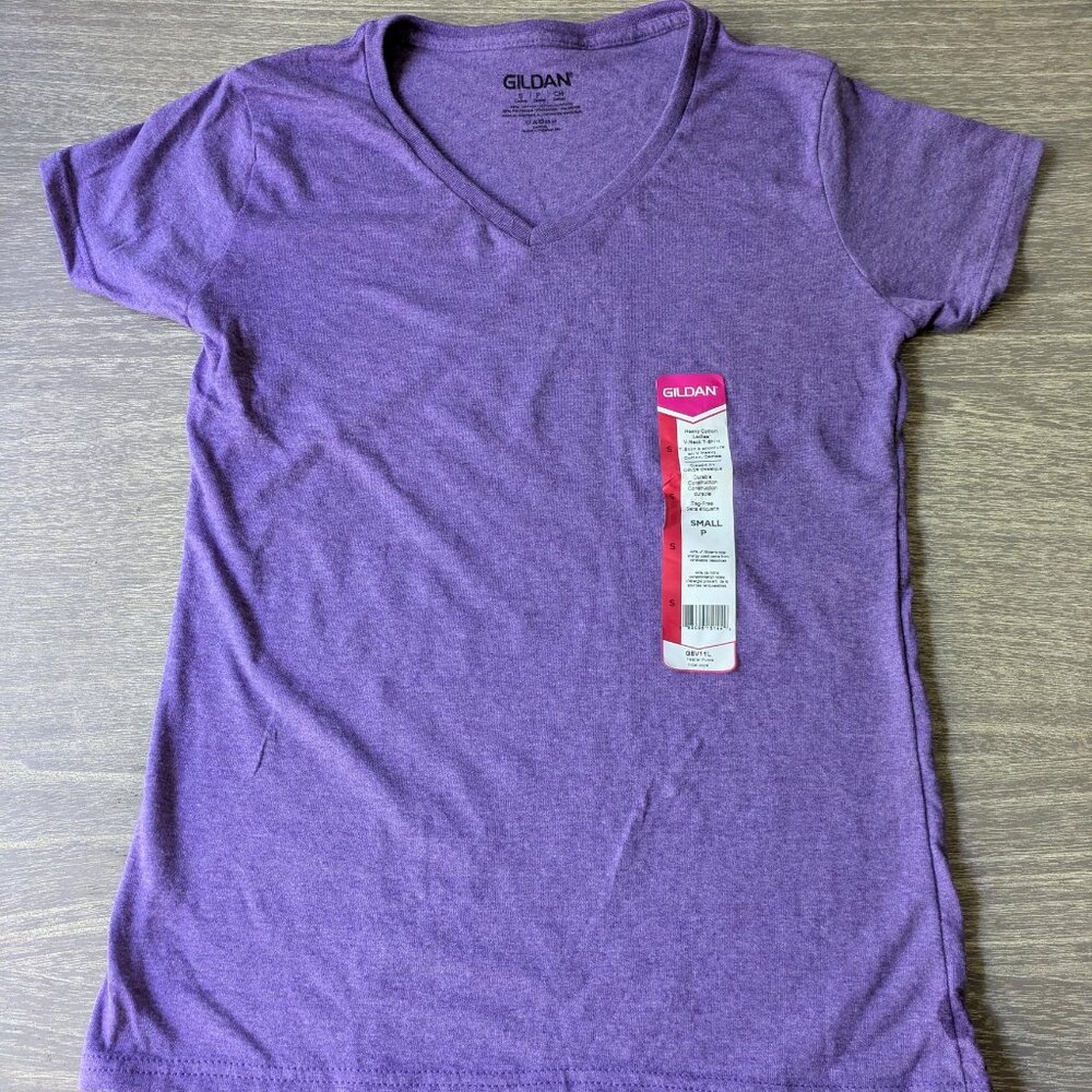 Ladies V Neck T Shirt